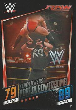 2015 Topps Slam Attax WWE: Then Now & Forever #61 Kevin Owens Front