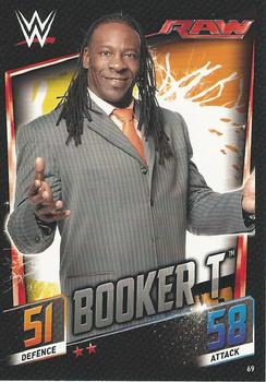 2015 Topps Slam Attax WWE: Then Now & Forever #69 Booker T Front