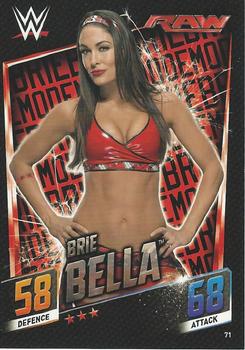 2015 Topps Slam Attax WWE: Then Now & Forever #71 Brie Bella Front