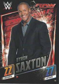 2015 Topps Slam Attax WWE: Then Now & Forever #73 Byron Saxton Front