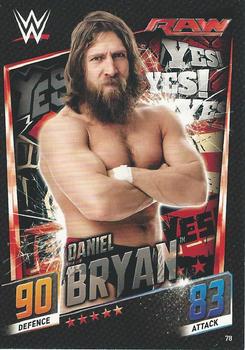 2015 Topps Slam Attax WWE: Then Now & Forever #78 Daniel Bryan Front