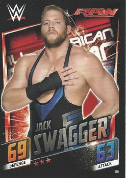2015 Topps Slam Attax WWE: Then Now & Forever #88 Jack Swagger Front