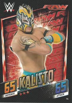 2015 Topps Slam Attax WWE: Then Now & Forever #94 Kalisto Front