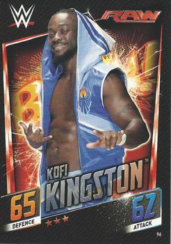 2015 Topps Slam Attax WWE: Then Now & Forever #96 Kofi Kingston Front