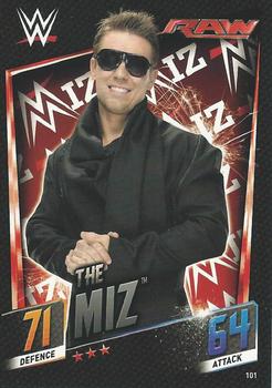 2015 Topps Slam Attax WWE: Then Now & Forever #101 The Miz Front