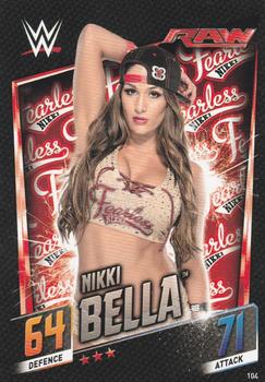 2015 Topps Slam Attax WWE: Then Now & Forever #104 Nikki Bella Front