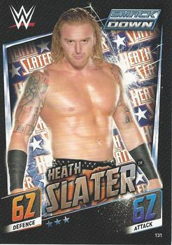 2015 Topps Slam Attax WWE: Then Now & Forever #131 Heath Slater Front