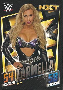 2015 Topps Slam Attax WWE: Then Now & Forever #156 Carmella Front
