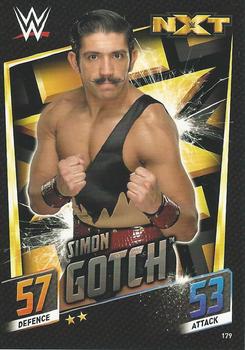 2015 Topps Slam Attax WWE: Then Now & Forever #179 Simon Gotch Front