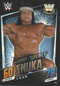 2015 Topps Slam Attax WWE: Then Now & Forever #204 Jimmy Snuka Front