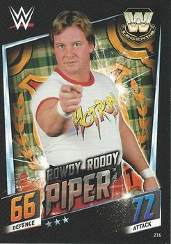 2015 Topps Slam Attax WWE: Then Now & Forever #216 Roddy Piper Front