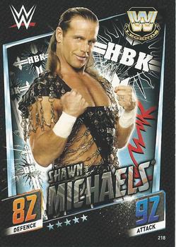 2015 Topps Slam Attax WWE: Then Now & Forever #218 Shawn Michaels Front