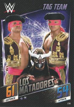 2015 Topps Slam Attax WWE: Then Now & Forever #230 Los Matadores Front