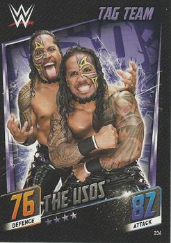 2015 Topps Slam Attax WWE: Then Now & Forever #236 The Usos Front