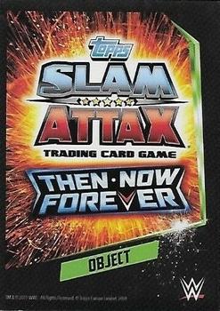 2015 Topps Slam Attax WWE: Then Now & Forever #241 Table Back