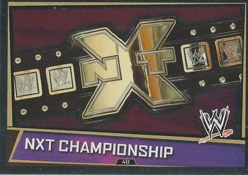 2013 Topps Slam Attax Superstars #48 NXT Championship Front