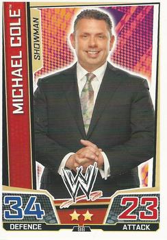 2013 Topps Slam Attax Superstars #96 Michael Cole Front