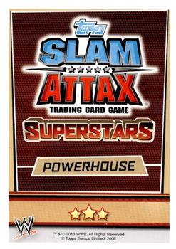 2013 Topps Slam Attax Superstars #54 Bray Wyatt Back