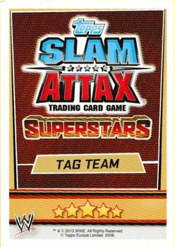 2013 Topps Slam Attax Superstars #153 The Brothers Of Destruction Back