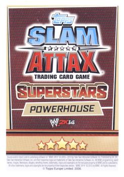 2013 Topps Slam Attax Superstars - WWE 2K14 #2K-7 Diesel Back
