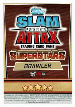 2013 Topps Slam Attax Superstars - WWE 2K14 #2K-11 Stone Cold Steve Austin Back
