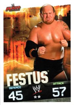 2010 Topps Slam Attax WWE Evolution #NNO Festus Front