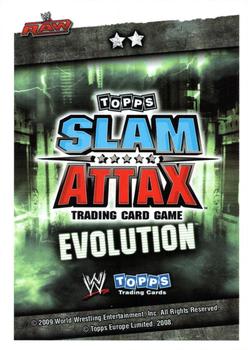 2010 Topps Slam Attax WWE Evolution #NNO Jamie Noble Back