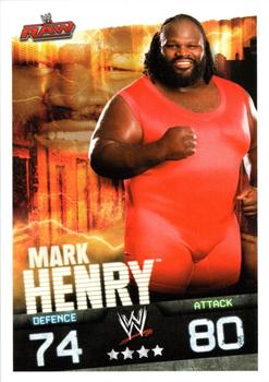 2010 Topps Slam Attax WWE Evolution #NNO Mark Henry Front