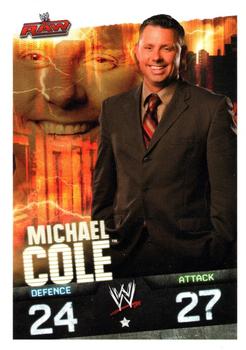 2010 Topps Slam Attax WWE Evolution #NNO Michael Cole Front