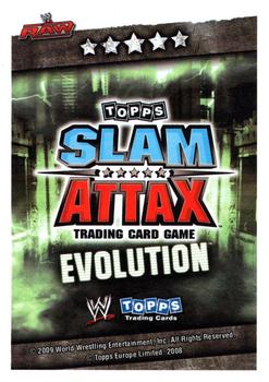 2010 Topps Slam Attax WWE Evolution #NNO Triple H Back