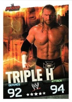 2010 Topps Slam Attax WWE Evolution #NNO Triple H Front