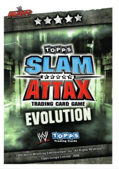 2010 Topps Slam Attax WWE Evolution #NNO Big Show Back