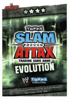 2010 Topps Slam Attax WWE Evolution #NNO Montel Vontavious Porter Back
