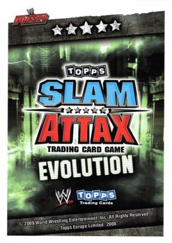 2010 Topps Slam Attax WWE Evolution #NNO John Cena Back