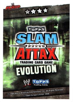 2010 Topps Slam Attax WWE Evolution #NNO Cody Rhodes Back