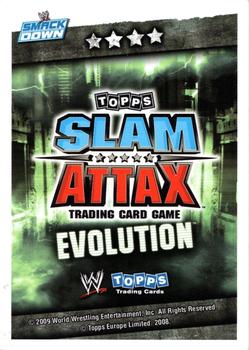 2010 Topps Slam Attax WWE Evolution #NNO Matt Hardy Back