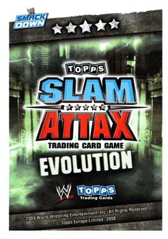 2010 Topps Slam Attax WWE Evolution #NNO Edge Back