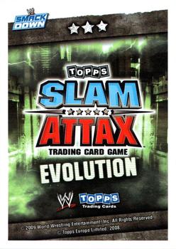 2010 Topps Slam Attax WWE Evolution #NNO Mike Knox Back