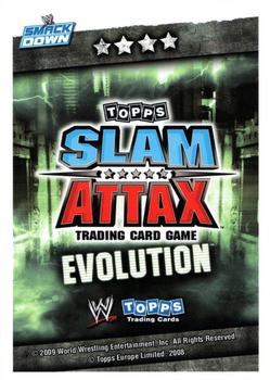 2010 Topps Slam Attax WWE Evolution #NNO John Morrison Back