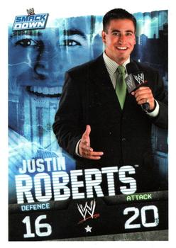 2010 Topps Slam Attax WWE Evolution #NNO Justin Roberts Front