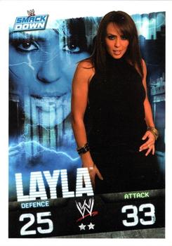 2010 Topps Slam Attax WWE Evolution #NNO Layla Front