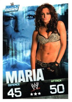 2010 Topps Slam Attax WWE Evolution #NNO Maria Front