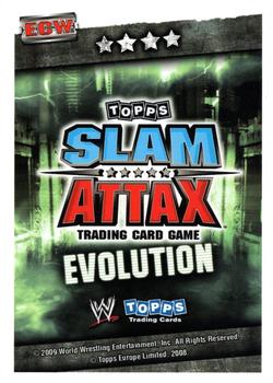 2010 Topps Slam Attax WWE Evolution #NNO Tommy Dreamer Back