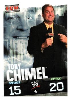 2010 Topps Slam Attax WWE Evolution #NNO Tony Chimel Front