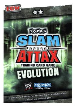 2010 Topps Slam Attax WWE Evolution #NNO Josh Mathews Back