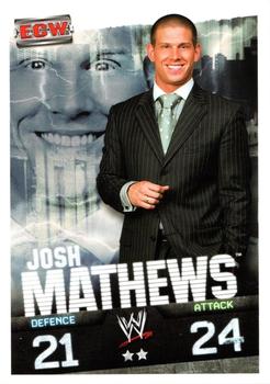 2010 Topps Slam Attax WWE Evolution #NNO Josh Mathews Front