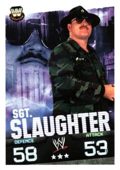 2010 Topps Slam Attax WWE Evolution #NNO Sgt. Slaughter Front