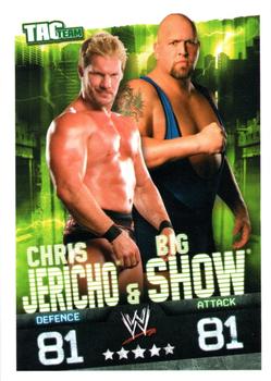 2010 Topps Slam Attax WWE Evolution #NNO Chris Jericho / Big Show Front