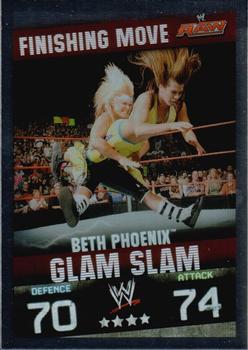 2010 Topps Slam Attax WWE Evolution - Finishing Moves #NNO Beth Phoenix Front