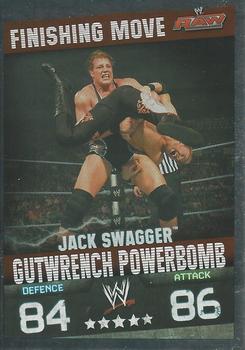 2010 Topps Slam Attax WWE Evolution - Finishing Moves #NNO Jack Swagger Front